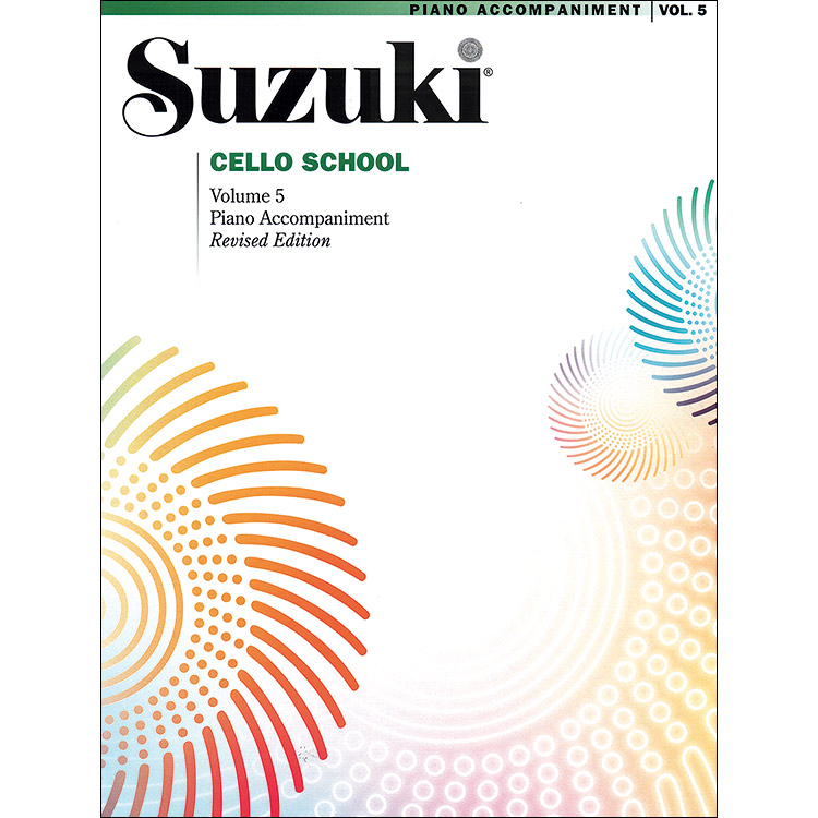 Suzuki Cello School, Volume 5, Piano accompaniment - Revised Edition