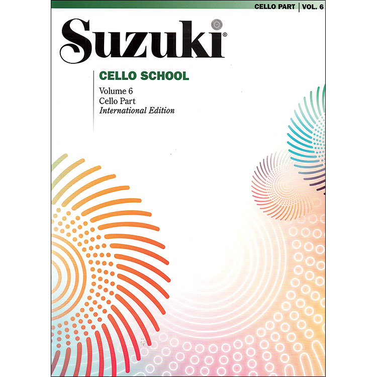 Suzuki Cello School, Volume 6 - International Edition