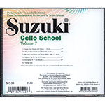 Suzuki Cello School, Volume 7 CD - Revised Edition