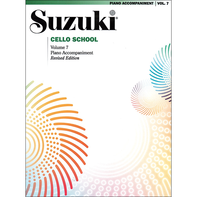 Suzuki Cello School, Volume 7, Piano accompaniment - Revised Edition