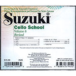 Suzuki Cello School, CD Volume 8 (Revised)