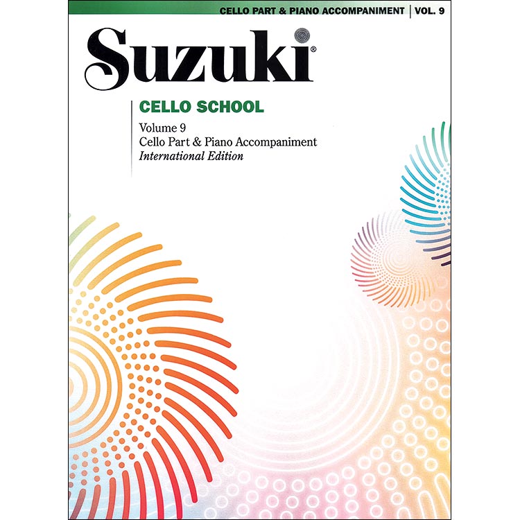 Suzuki Cello School, volume 9 (with piano accompaniment), International Edition