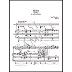 Orion for cello and piano; Toru Takemitsu (Schott Editions)
