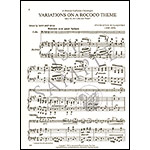 Variations on a Rococo theme, op. 33, cello; Piotr Ilyich Tchaikovsky (International)