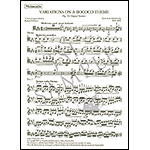 Variations on a Rococo Theme, op.33, cello (urtext;  Piotr Ilyich Tchaikovsky (C. F. Peters)