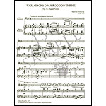 Variations on a Rococo Theme, op.33, cello (urtext;  Piotr Ilyich Tchaikovsky (C. F. Peters)