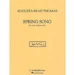 Spring Song for Solo Violoncello; Augusta Read Thomas (G. Schirmer)