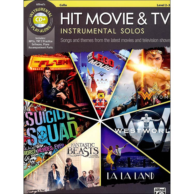 Hit Movie and TV Instrumental Solos, for cello; Various (Alfred)