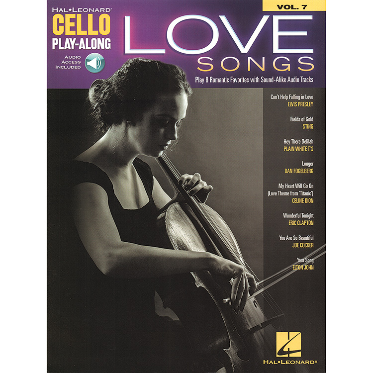 Love Songs, cello with audio access; Various (Hal Leonard)