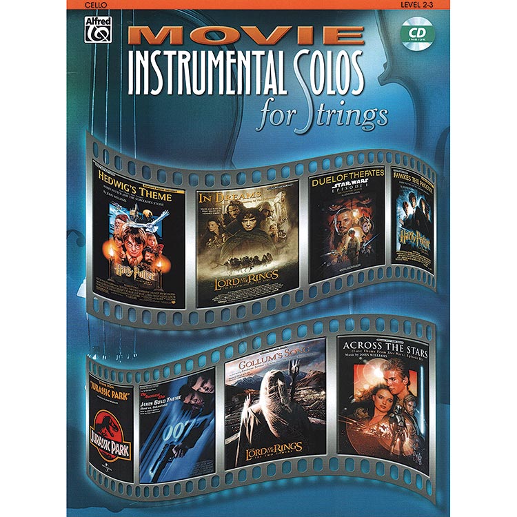 Movie Instrumental Solos, cello, with online audio access; Various (WB)