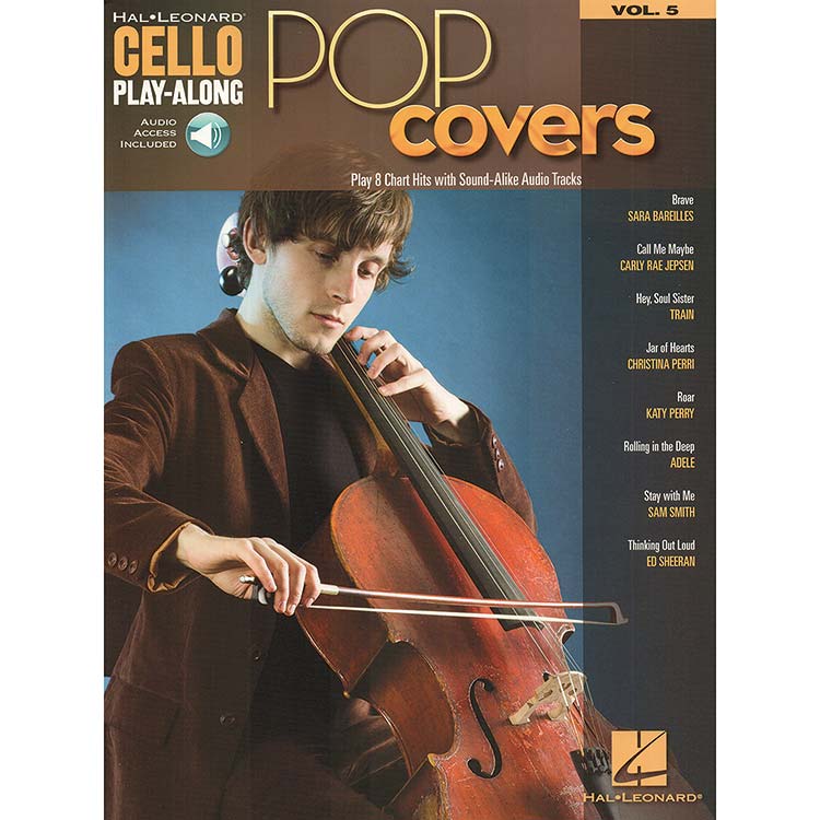 Pop Covers for cello, with online audio access; Various authors (Hal Leonard)