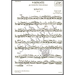 Nine Sonatas for cello and basso continuo (Pejtsik); Antonio Vivaldi