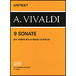 Nine Sonatas for cello and basso continuo (Pejtsik); Antonio Vivaldi