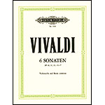 Six Sonatas for cello and basso continuo (Hellmann); Antonio Vivaldi