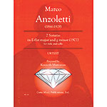 Two Sonatas in E-flat Major and G minor for viola and cello; Marco Anzoletti