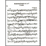 Six Brandenburg Concertos for string quartet (parts); Johann Sebastian Bach