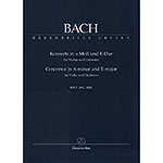 Violin Concertos in A Minor &  E Major, BWV 1041/1042, Study Score; Johann Sebastian Bach (Barenreiter Verlag)