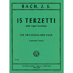 15 Three-Part Inventions, BWV 787-801 for two violins and cello; Johann Sebastian Bach