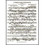 15 Three-Part Inventions BWV 787-801 for violin,viola, and cello; Johann Sebastian Bach