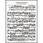 Four Duets (violin/cello); J.S. Bach (Int)