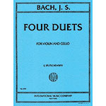 Four Duets (violin/cello); J.S. Bach (Int)