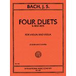 Four Duets (violin/viola); J.S. Bach (Int)