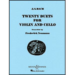 Twenty Duets for violin and cello; Johann Sebastian Bach