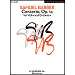 Concerto for violin and orchestra, Op.14 (full score); Samuel Barber