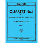 String Quartet No. 1, Op.7 (Sz. 40) (parts); Bela Bartok