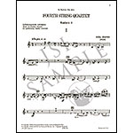 String Quartet No. 4, Sz. 91 (parts); Bela Bartok