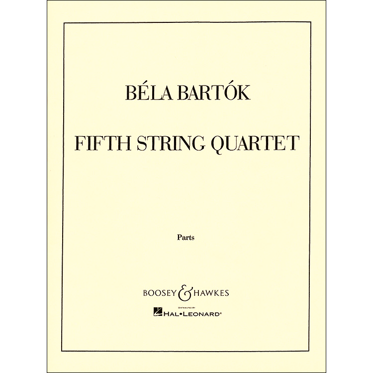 String Quartet no. 5, parts; Bela Bartok (Boosey & Hawkes)