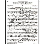 String Quartet No. 6, Sz. 114 (parts); Bela Bartok
