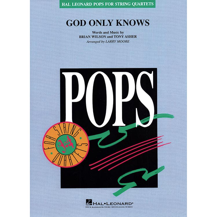 God Only Knows for string quartet; The Beach Boys (Hal Leonard)