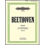 Duet with 2 Eyeglasses Obligato (viola/cello); Ludwig van Beethoven (C. F. Peters)