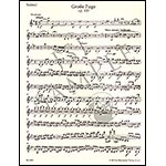 Grosse Fuge for string quartet, opus 133 (urtext); Ludwig van Beethoven (Barenreiter)