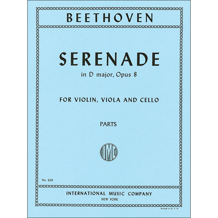 Serenade in D Major, Op.8 (vn/va/ce); Ludwig van Beethoven (International)