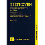 String Quartets, Nos. 1-6, op. 18 (study score); Ludwig van Beethoven
