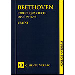 String Quartets, Nos. 7-11, opp. 59, 74, 95, (study score); Ludwig van Beethoven