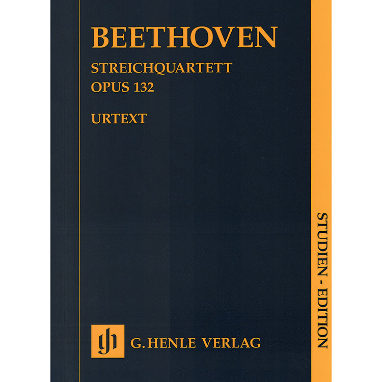 String Quartet, op. 132, Study Score; Beethoven (Hen)