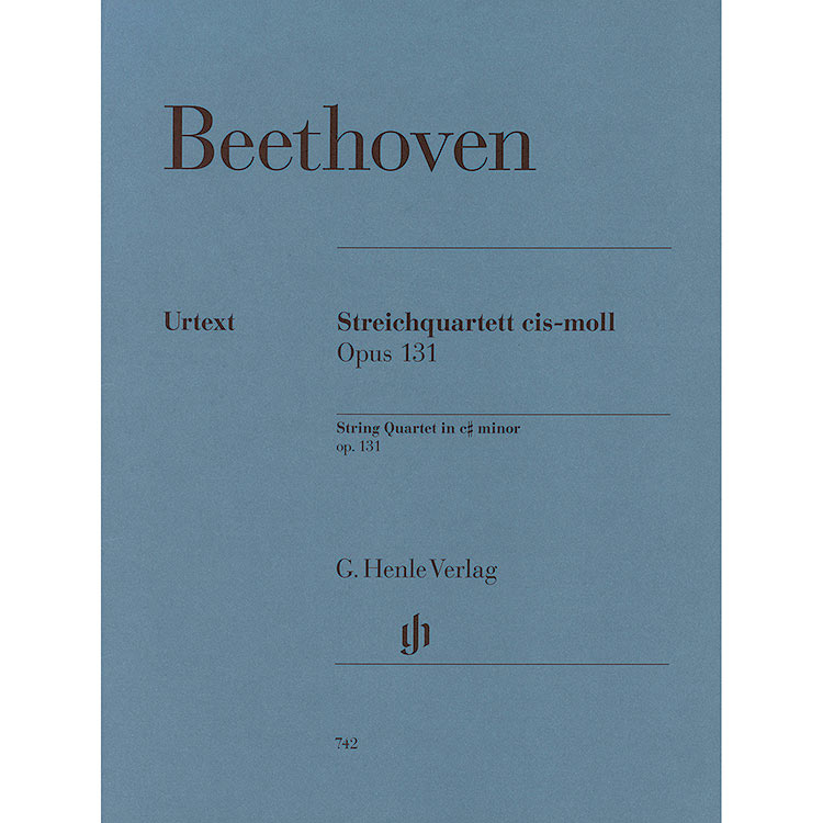 String Quartet in C# Minor, op. 131 (urtext); Ludwig van Beethoven (G. Henle Verlag)