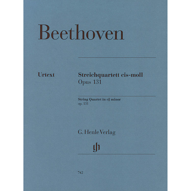 String Quartet in C# Minor, Op.131 (urtext) parts; Ludwig van Beethoven