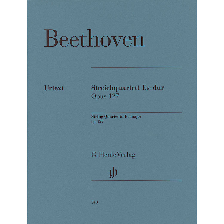 String Quartet in Eb Major, op. 127 (urtext) parts; Ludwig van Beethoven