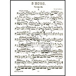 Three Duos, WoO 27 for violin and cello (parts); Ludwig van Beethoven