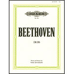 Three Duos for Violin and Cello; Ludwig van Beethoven (Peters Edition)