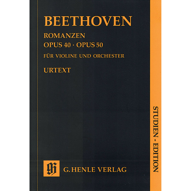 Two Romances op. 40 & 50, Study Score; Beethoven (Hen)