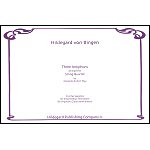 Three Antiphons for string quartet; Hildegard von Bingen
