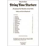 String Time Starters, bass part; Kathy and David Blackwell (Oxford University Press)