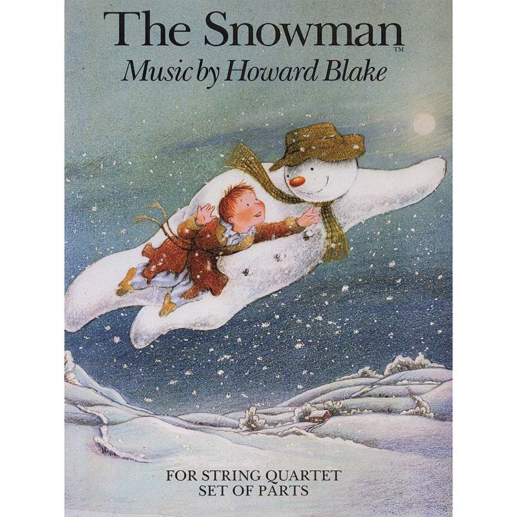 The Snowman, string quartet, set of parts with optional narration; Howard Blake (Chester Music)