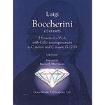 Two Sonatas in C minor and C Major for Viola with Cello accompaniment; Luigi Boccherini