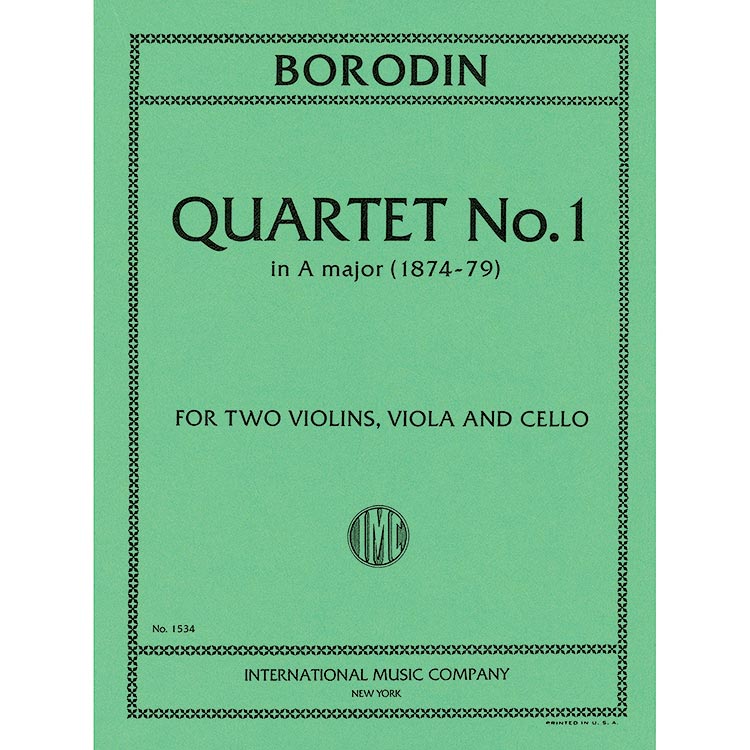 String Quartet No. 1 in A Major, parts; Alexander Borodin